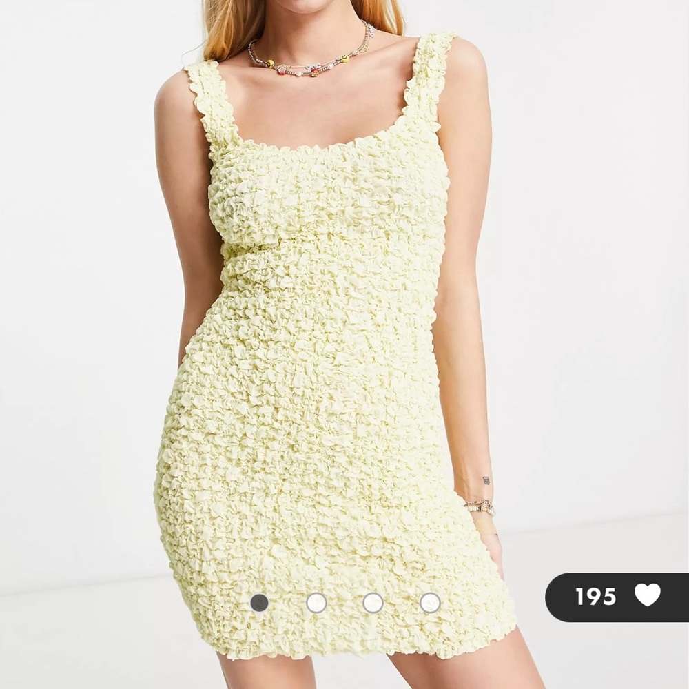 ASOS Yellow Mini Dress